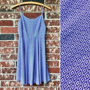 Old Navy Fit and Flare Geometric Dress